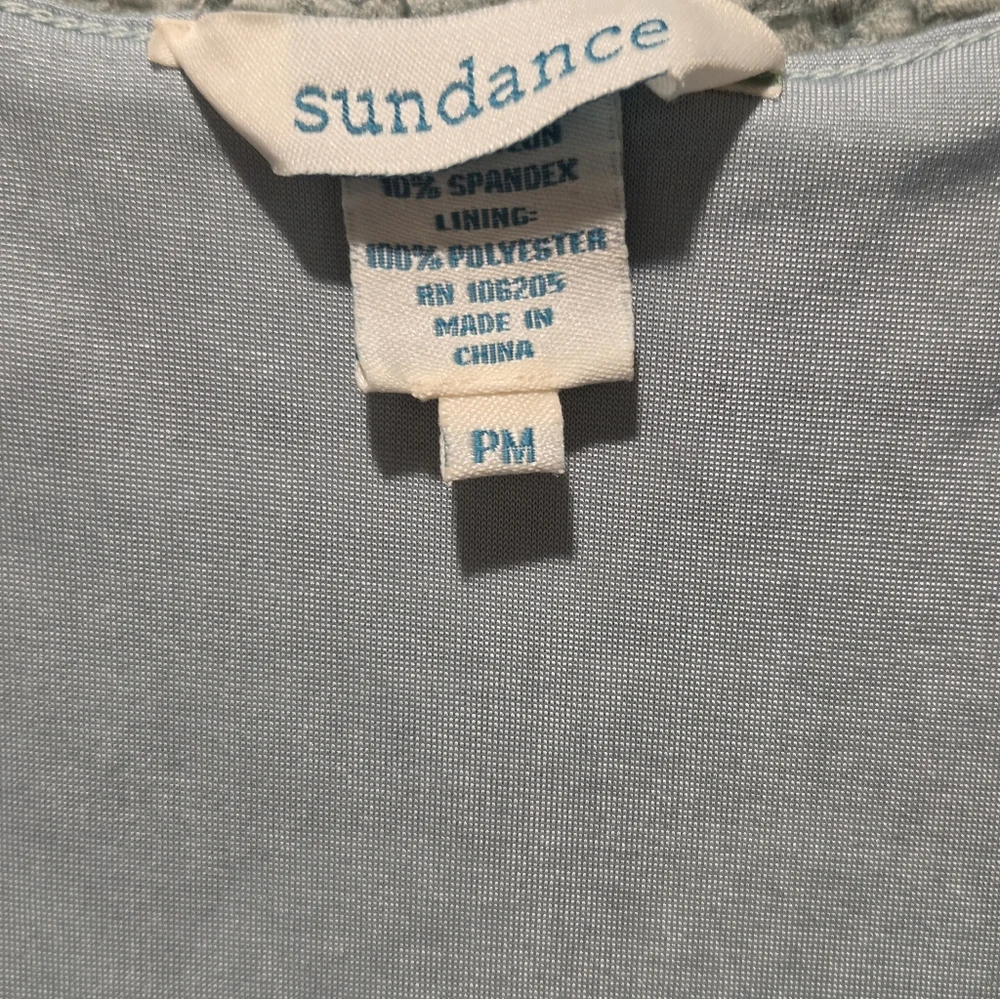Sundance Soft Blue Lace Dress - Picture 2 of 3